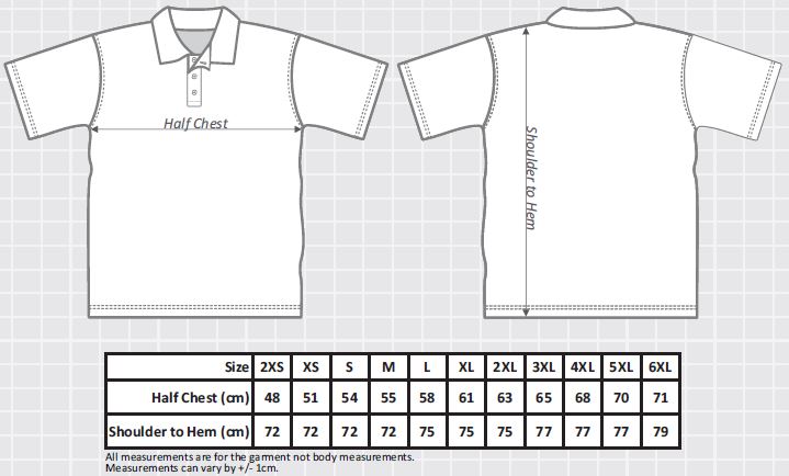 Polo Big And Size Chart